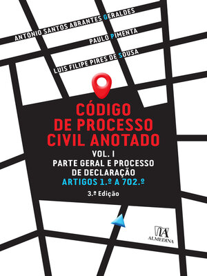cover image of Código de Processo Civil Anotado Volume I--Parte Geral e Ação Declarativa--3ª Edição